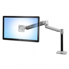 ERGOTRON LX HD Sit-Stand Desk Mount LCD Arm, Polished, stolní rameno max  46" display