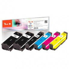 PEACH kompatibilní cartridge Epson No 33 MultiPack Plus, 2xbk, pbk, c, m, y