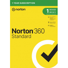 NORTON 360 STANDARD 10GB + VPN 1 uživatel pro 1 zařízení na 1rok