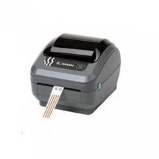 Zebra DT Printer GX420d; 203dpi, EU and UK Cords, EPL2, ZPL II, USB, Serial, Ethernet, Cutter - Liner and Tag