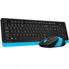 A4tech FG1010 FSTYLER set bezdr. klávesnice + myši, voděodolné provedení, modrá barva,cz