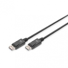 Digitus Připojovací kabel DisplayPort 1.2, DP M/M, 2,0 m, se západkou, Ultra HD 4K, bl