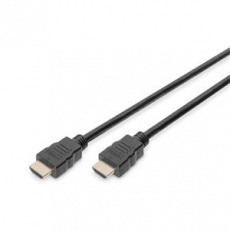 Digitus Připojovací kabel HDMI High Speed, typ A M/M, 2,0 m, Ultra HD 60p, zlatý, bl