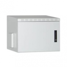 DIGITUS 9U nástěnná skříňka, venkovní, IP55 579x600x450 mm, barva šedá (RAL 7035)