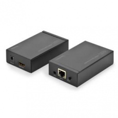 Digitus HDMI Video Extender přes Cat5 s IR ovládáním až 120 m (CAT5e / CAT6), 1080p, 3D podpora, černá
