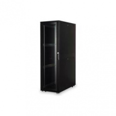 DIGITUS 47U serverový stojan, Unique Series, dveře z děrované oceli 2272x600x1200 mm, barva černá (RAL 9005)