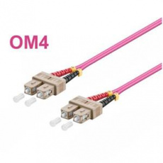 OPTIX SC-SC Optický patch cord 50/125 2m OM4 Duplex