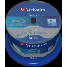 VERBATIM BD-R SL DataLife 25GB, 6x, spindle 50 ks