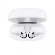Apple AirPods bezdrátová sluchátka (2019) bílá