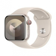 Apple Watch Series 9 Cellular 45mm Hvězdně bílý hliník s hvězdně bílým sportovním řemínkem S/M