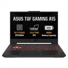 ASUS TUF Gaming A15 - Ryzen 7 7735HS/16GB/1TB SSD/RTX 4060 8GB/15,6"/FHD/IPS/144Hz/2y PUR/Windows 11 Home/šedá