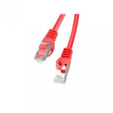 LANBERG Patch kabel CAT.6 FTP 0.5M červený Fluke Passed