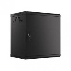 LANBERG RACK CABINET 19” WALL-MOUNT 12U/600X450 FOR SELF-ASSEMBLY WITH METAL DOOR BLACK   (FLAT PACK)