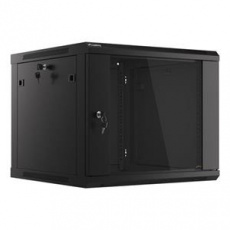 LANBERG RACK CABINET 19” WALL-MOUNT 9U/600X600 (FLAT PACK) V2 BLACK