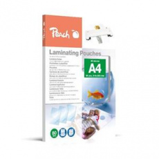 PEACH laminovací folie A4 (216x303mm) Laminating Pouch , 80mic, lesklé, 25 ks