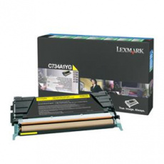 Lexmark C734, C736, X734, X736, X738 Yellow Return Programme Toner Cartridge (6K)