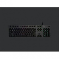 Logitech klávesnice Gaming G512, RGB, GX Red (lineární), US - černá