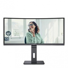 AOC LCD CU34P3CV 34" zakřivený VA/3440x1440@100Hz/1ms/300cd/3000:1/HDMI/DP/4xUSB/USB-C/RJ45/Repro/VESA