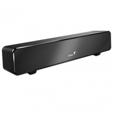 GENIUS repro USB SoundBar 100, drátový, 6W, USB, 3,5mm jack, černý