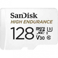 SanDisk High Endurance microSDHC 128GB + adaptér