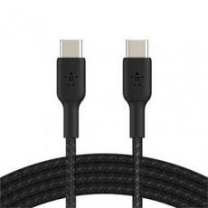 Belkin USB-C na USB-C kabel, 1m, černý - odolný