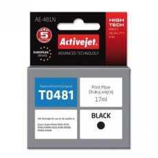 ActiveJet inkoust Epson T0481 R200/R300 BK, 17 ml     AE-481