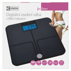 Emos osobní digitální váha EV109, BMI index, paměť pro 13 uživatelů