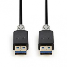 Nedis CCBW61000AT20 - USB 3.0 Kabel | A Zástrčka - A Zástrčka | 2 m | Antracit