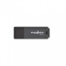 Nedis FDRIU3128BK - Flash disk USB 3.0 | 128 GB | Čtení 80 MB/s / zápis 10 MB/s | Černá barva