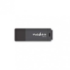 Nedis FDRIU332BK - Flash disk USB 3.0 | 32 GB | Čtení 80 MB/s / zápis 9 MB/s | Černá barva