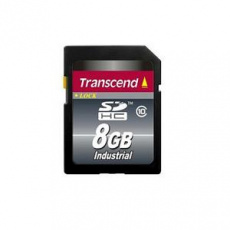 Transcend 8GB SDHC průmyslová paměťová karta, Class 10