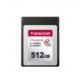 Transcend 512GB CFexpress 820 NVMe PCIe Gen3 x2 (Type B) paměťová karta, 1700MB/s R, 1000MB/s W