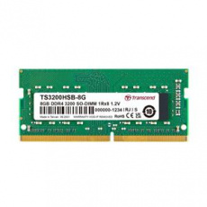 Transcend paměť 8GB SODIMM DDR4 3200 1Rx8 1Gx8 CL22 1.2V