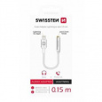SWISSTEN AUDIO ADAPTÉR TEXTILE LIGHTNING /JACK(samice) 0,15AUDIO ADAPTÉR TEXTILE LIGHTNING /JACK(samice) 0,15 M STŘÍBRNÝ