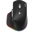Acer Smart Fit Vertical Mouse - Black, Wireless RF 2.4GHz + BT (2x) + USB, vertikální (pro praváky), citlivost 8000 DPI