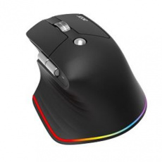 Acer Smart Fit Vertical Mouse - Black, Wireless RF 2.4GHz + BT (2x) + USB, vertikální (pro praváky), citlivost 8000 DPI