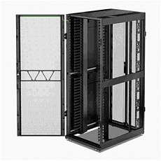 APC NetShelter SX síťová skříň Gen2, 42U, 1991 x 750 x 1070 mm, s vertikálními kabelovými organizéry, černá