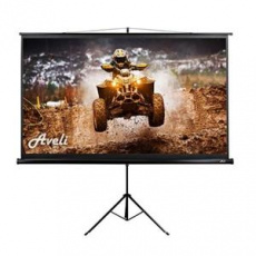 AVELI projekční plátno stativ, 221x125cm (16:9) 100", černý tubus