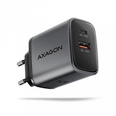 AXAGON ACU-PQ67 GaN nabíječka do sítě 67W, USB-A + USB-C, PD3.0/PPS/QC4+/SFC2.0/Apple