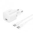 Belkin BOOST CHARGE™ 25W USB-C Power Delivery PPS nástěnná nabíječka + 1m USB-C na USB-C kabel, bílá