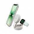 Belkin UltraCharge™ PRO Qi2 25W 2v1 Magnetická nabíječka pro iPhone/Apple Watch/Airpods, písečná
