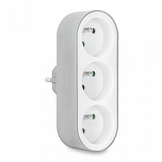 CONNECT IT Rozbočovací adaptér Tripple Split , 3 zásuvky (bíla)