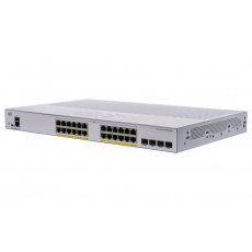 Cisco switch CBS250-24P-4X (24xGbE,4xSFP+,24xPoE+,195W,fanless) - REFRESH