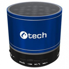 C-TECH reproduktor SPK-08L, bluetooth, baterie, USB-C, modrá