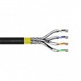 DIGITUS Datový kabel CAT 7A S/FTP – venkovní instalační kabel, 100m kruh, simplex, PE