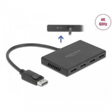 Delock DisplayPort 1.4 Splitter 1 x DisplayPort in > 4 x DisplayPort out