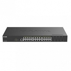 D-Link 28-Port Gigabit Smart Managed PoE Switch, DGS-1250-28XP