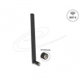 Delock WiFi 6 anténa RP-SMA samec 3 - 6 dBi všesměrová s otočným kloubem černá