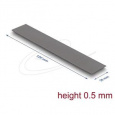 Delock Tepelně vodivá podložka 120 x 20 x 0,5 mm pro moduly M.2 3,2 W/mK - nízký únik oleje