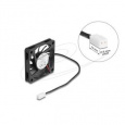 Delock Axiální ventilátor: 5 V DC, 60 x 60 x 10 mm, černý
